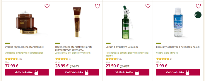 Black Friday Yves Rocher – zlacnená kozmetika