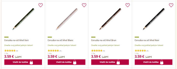 Black Friday Yves Rocher – zlacnené ceruzky na oči