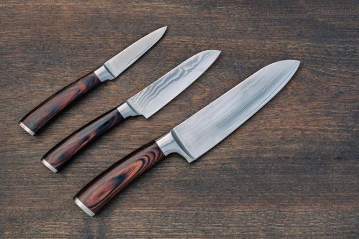 Kuchyňské nože z nerezavějící oceli