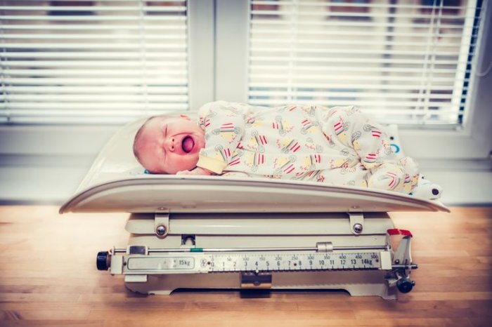 Mechanická kojenecká váha