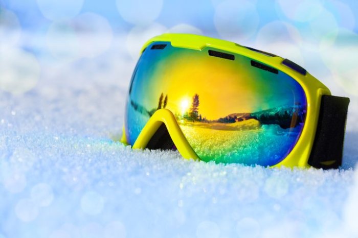 Průzory lyžařských brýlí