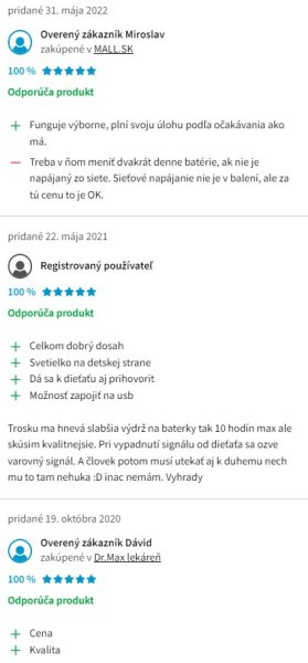 Recenzie a skúsenosti s detskou pestúnkou Bayby BBM 7005 Digital