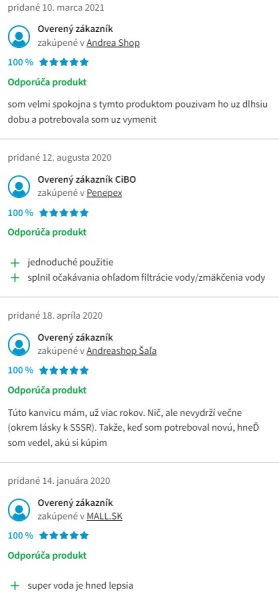 Recenzie a skúsenosti s filtračnou kanvicou Brita Marella Cool Memo