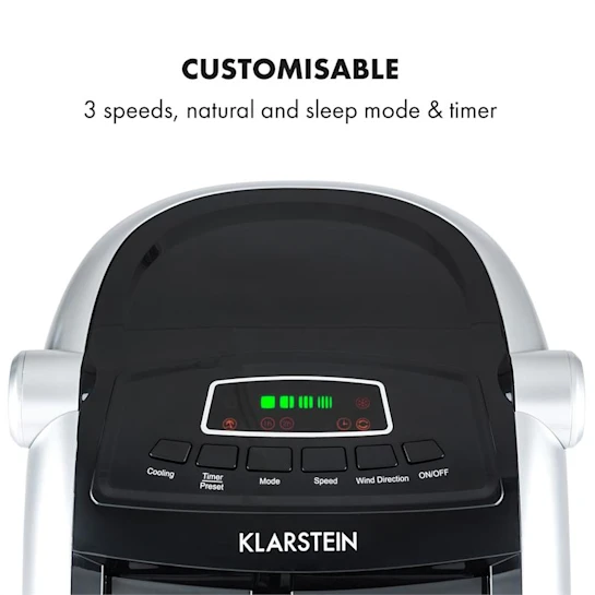 Klarstein Maxfresh BK ovládanie