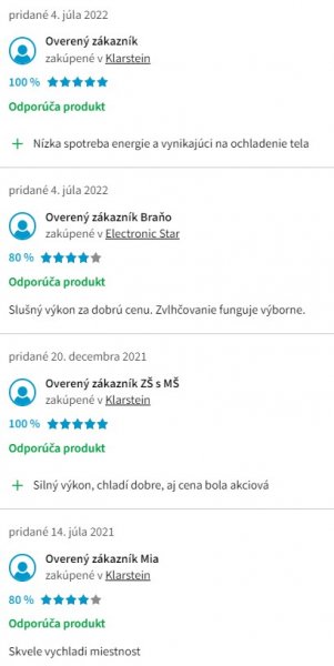 Recenzie a skúsenosti s ochladzovačom vzduchu Klarstein Maxfresh BK