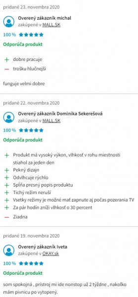 Recenzie a skúsenosti s odvlhčovačom vzduchu Concept OV2000