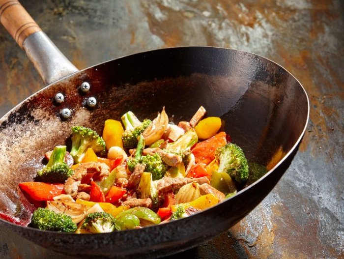 Najlepšia wok panvica na prípravu mäsa a zeleniny