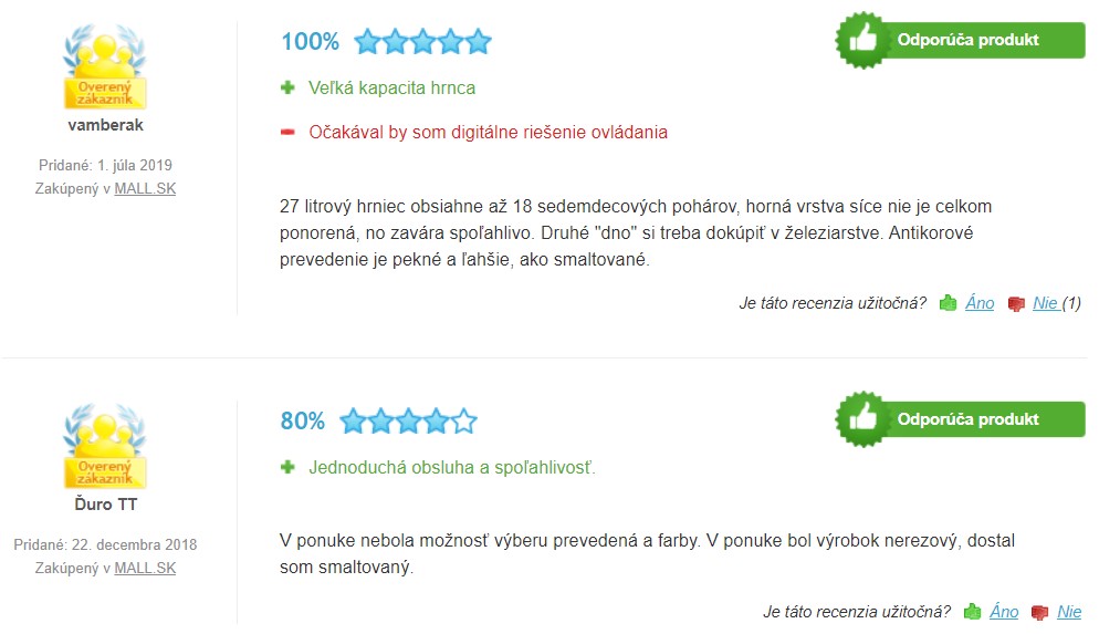 Recenzie a skúsenosti so zaváracím hrncom Hyundai PC 200