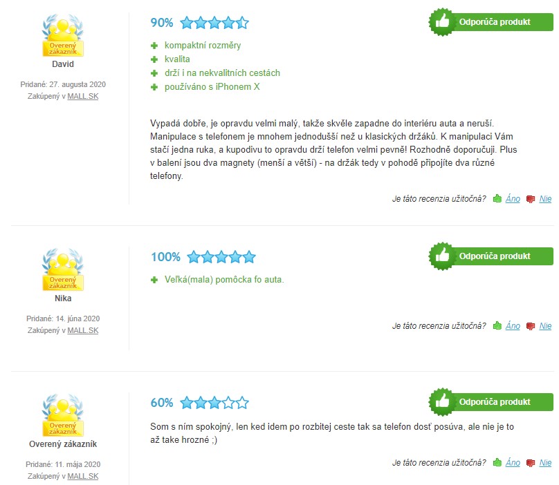 Recenzie a skúsenosti s držiakom na mobil do auta Fixed FIXM1