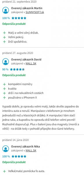 Recenzie a skúsenosti s držiakom na mobil do auta Fixed FIXM1