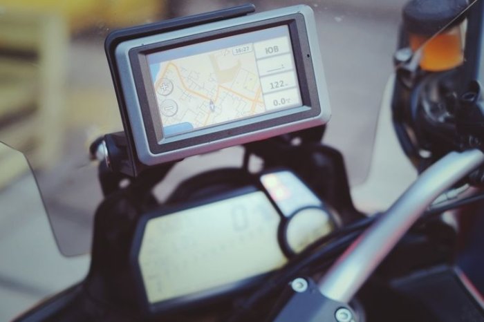 GPS navigácia na motorku