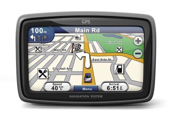 Veľkosť displeja GPS navigácie