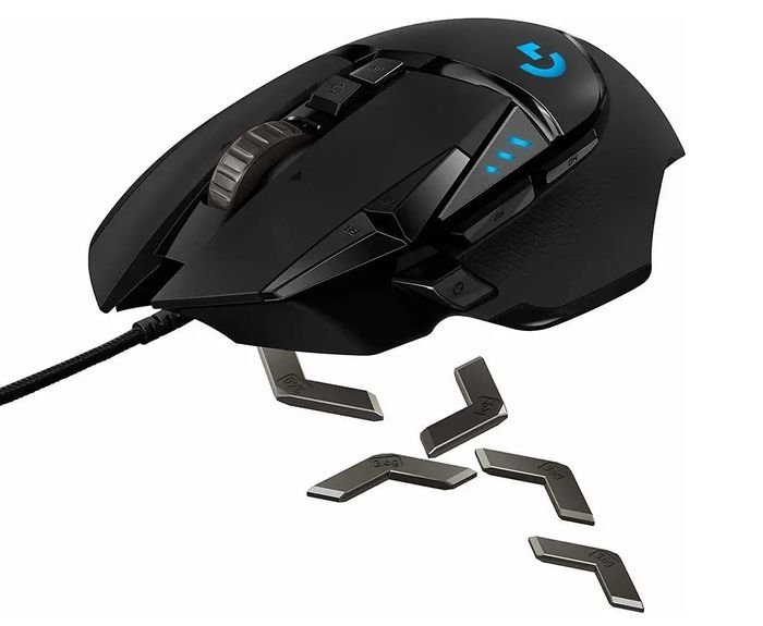 Herná myš Logitech G502 Hero so závažiami