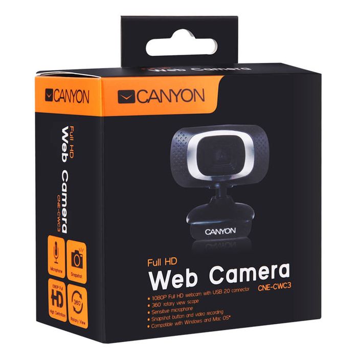 Balenie webkamery Canyon CNE-CWC3