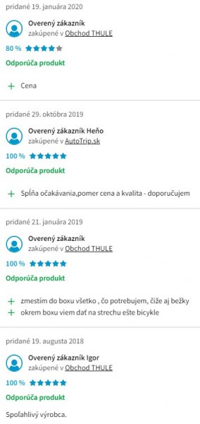 Recenzie a skúsenosti so strešným boxom Thule Pacific 500