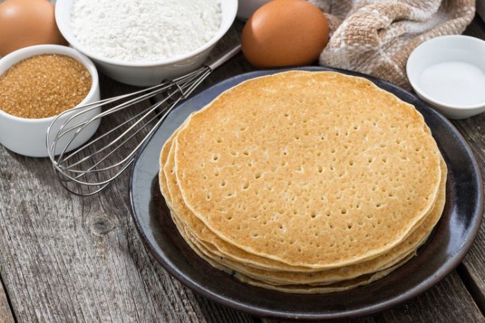 Palacinky pripravené na palacinkovači