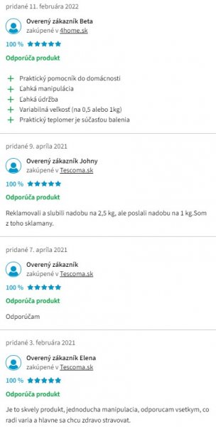 Recenzie a skúsenosti so šunkovarom Tescoma Presto