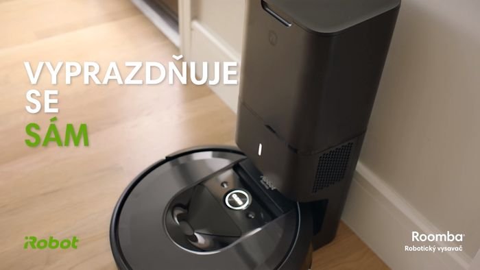 iRobot Roomba i7+ vyprázdňovanie zberného vrecka