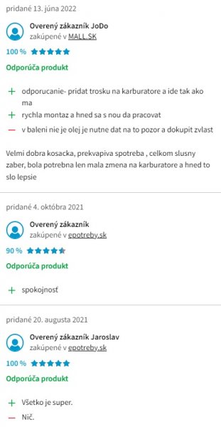 Recenzie a skúsenosti s benzínovou kosačkou VeGA 46 HWXV