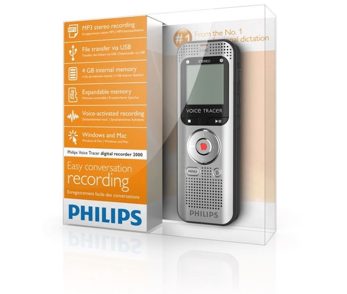 Diktafón Philips DVT2000 balenie