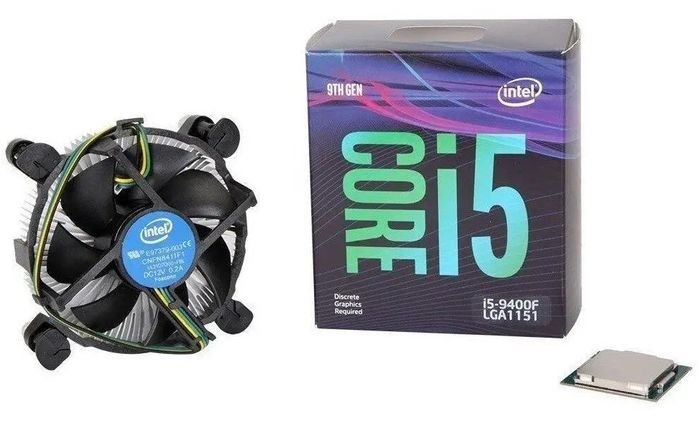 Procesor Intel Core i5-9400F s chladičom