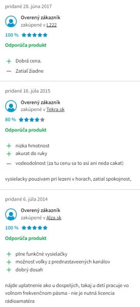 Recenzie a skúsenosti s vysielačkami Topcom RC-6411