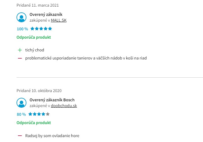 Skúsenosti a recenzie s umývačkou riadu Bosch SKS51E32EU