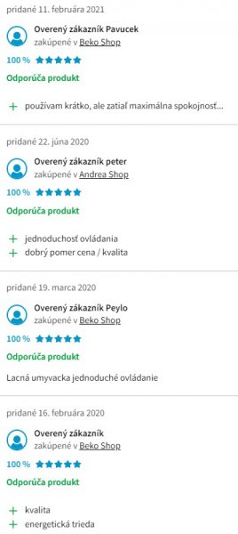 Recenzie a skúsenosti s úzkou umývačkou riadu Beko DIS26021