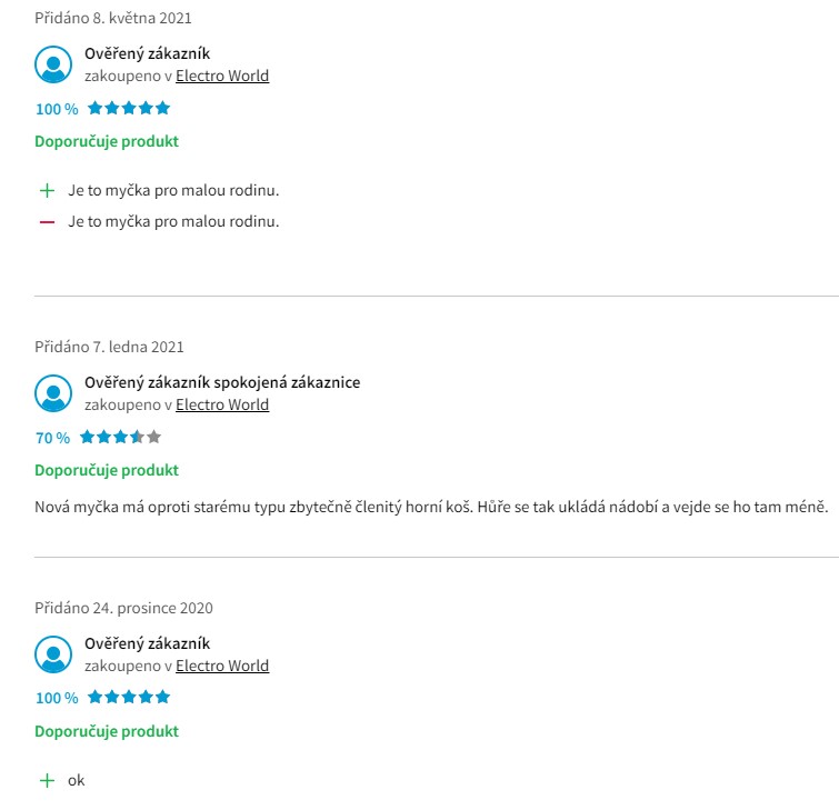 Recenzie a skúsenosti s úzkou umývačkou riadu Whirlpool WSIC 3M27 C