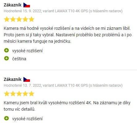 Recenzie a skúsenosti s kamerou do auta Lamax T10