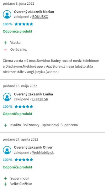 Recenzie a skúsenosti s mobilným telefónom Apple iPhone 13