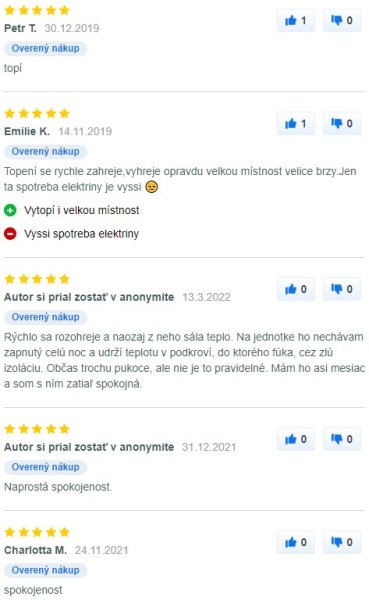 Recenzie a skúsenosti s olejovým radiátorom Sencor SOH 3311BK