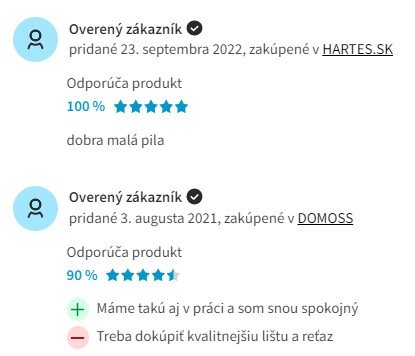 Recenzie a skúsenosti s reťazovou pílou Hecht 929 R