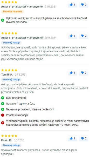 Recenzie a skúsenosti so sušičkou ovocia G21 Breezer