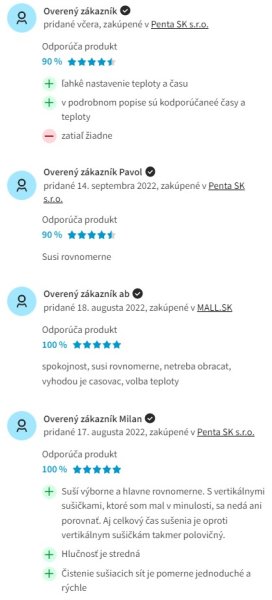 Recenzie a skúsenosti so sušičkou ovocia G21 Breezer