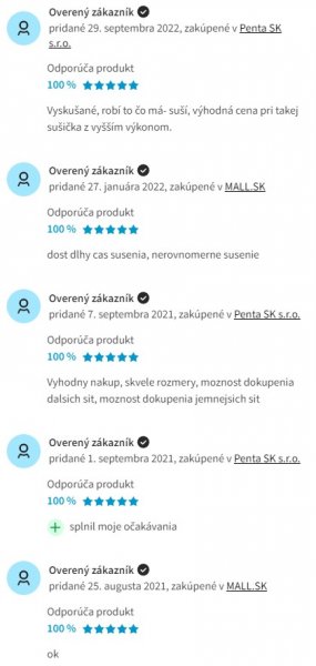 Recenzie a skúsenosti so sušičkou ovocia G21 Paradiso Big