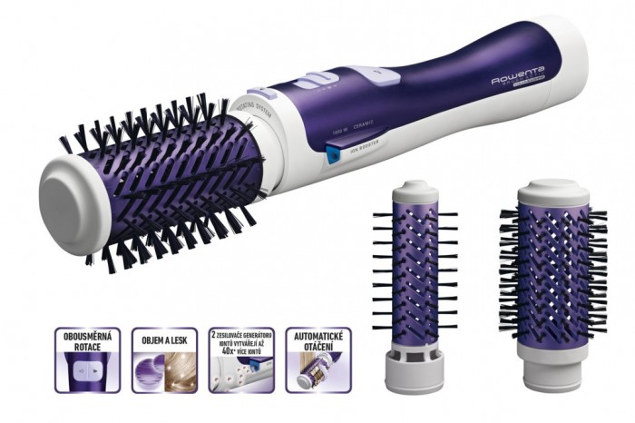 Rowenta Brush Activ Volume Shine CF9320 Curling Brush - Cable Motor, New